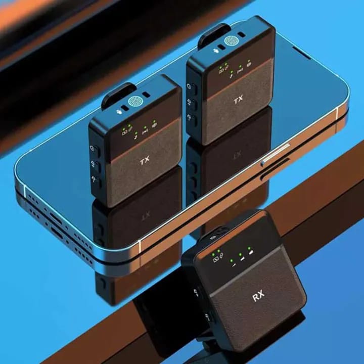 SX9 Wireless Microphone for Type C & 3.5mm Dual Microphone